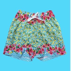 Antica Sartoria Lemon Men's Swim Trunks with Drawstring NWT XL
